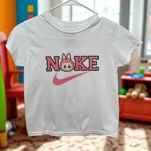 Labubu Noke Parody Anime Bunny Graphic Tee Streetwear Kawaii Shirt NWOT